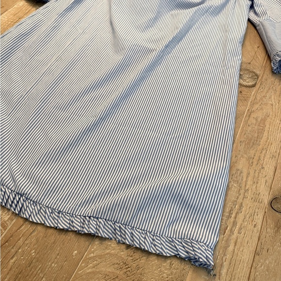 Westport Blue White Stripe Poplin dress size 8. New without tags - Picture 2 of 4